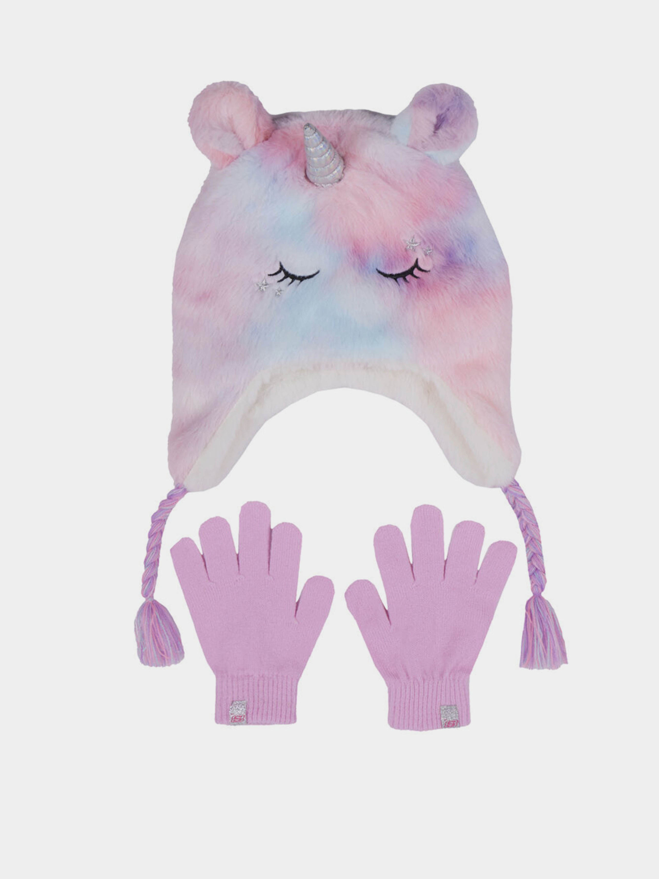 Шапка/перчатки Skechers Earflap Tie Dye Unicorn модель SGC6028 MULT Фото