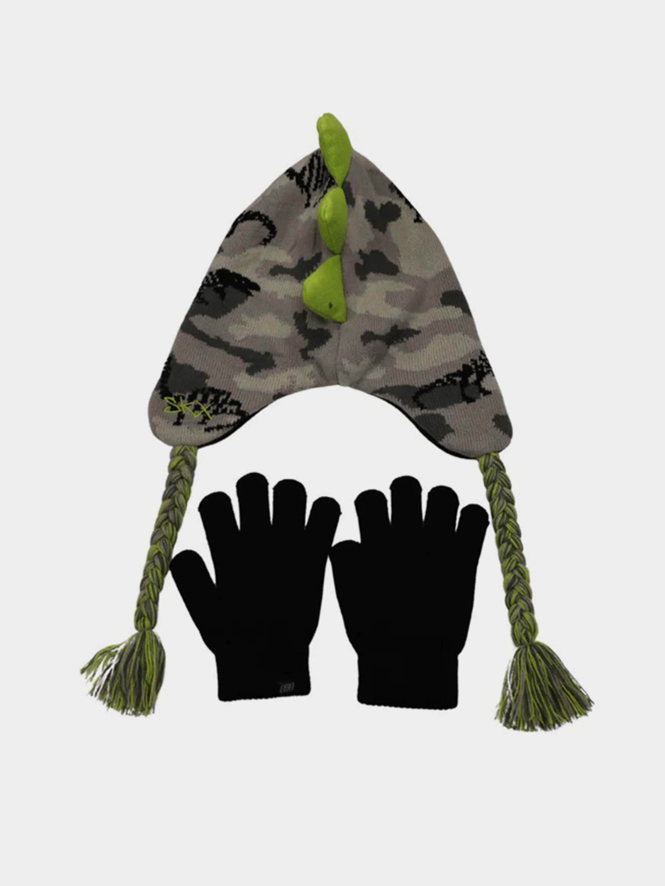 Шапка/перчатки Skechers Dino Camo Jaquard модель SBK6102 GRN Фото
