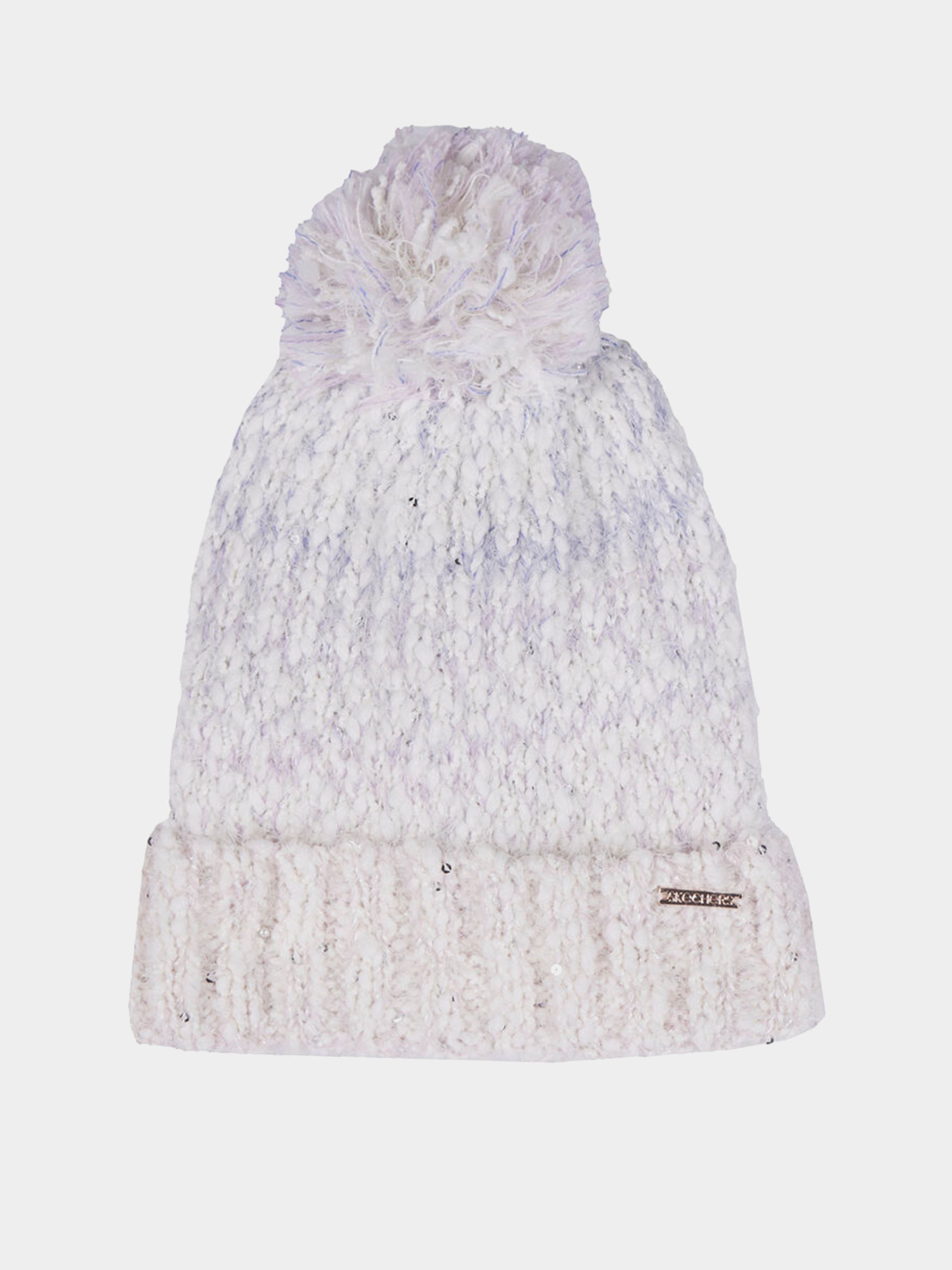 Skechers Slub Knit Шапка (9C657) Жіноче, колір - Білий, матеріал - Поліестер/нейлон Skechers - купити в Україні