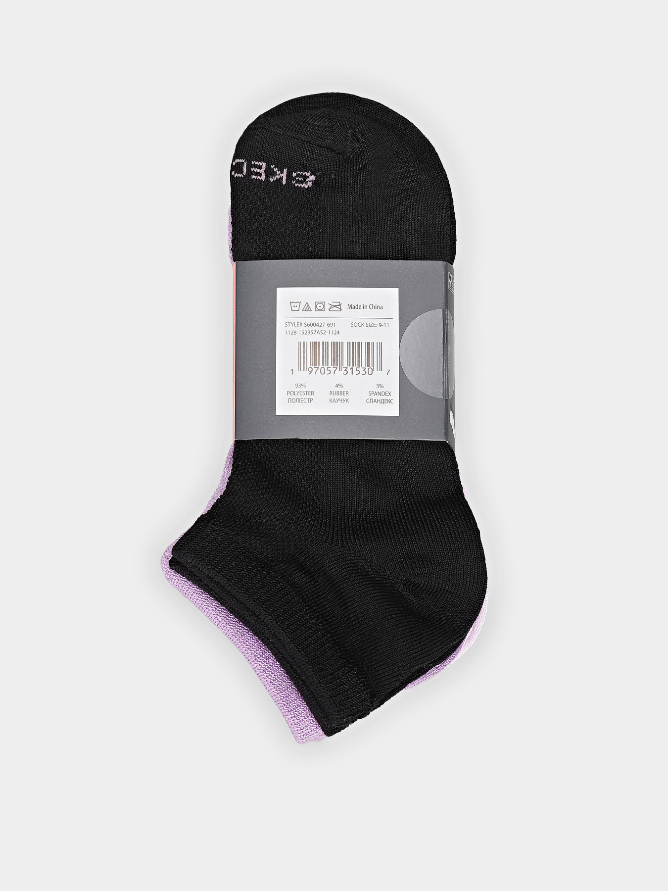 Набір шкарпеток Skechers 3PK NON TERRY LOW CUT модель S600427-691 Фото