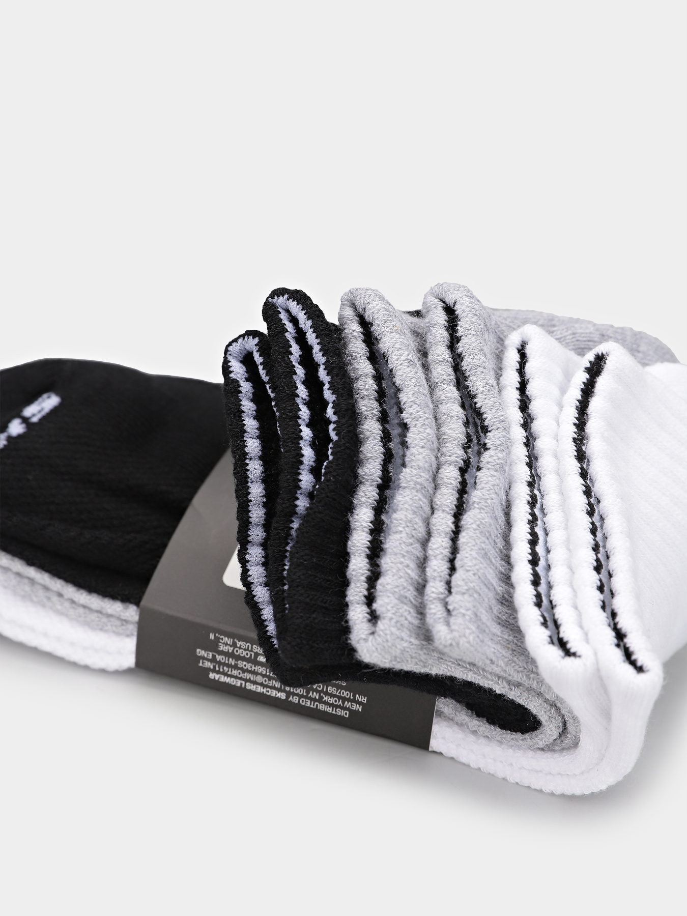 Носки и гольфы Skechers 3PK 1/2 TERRY QTR CREW модель S111035-107 Фото
