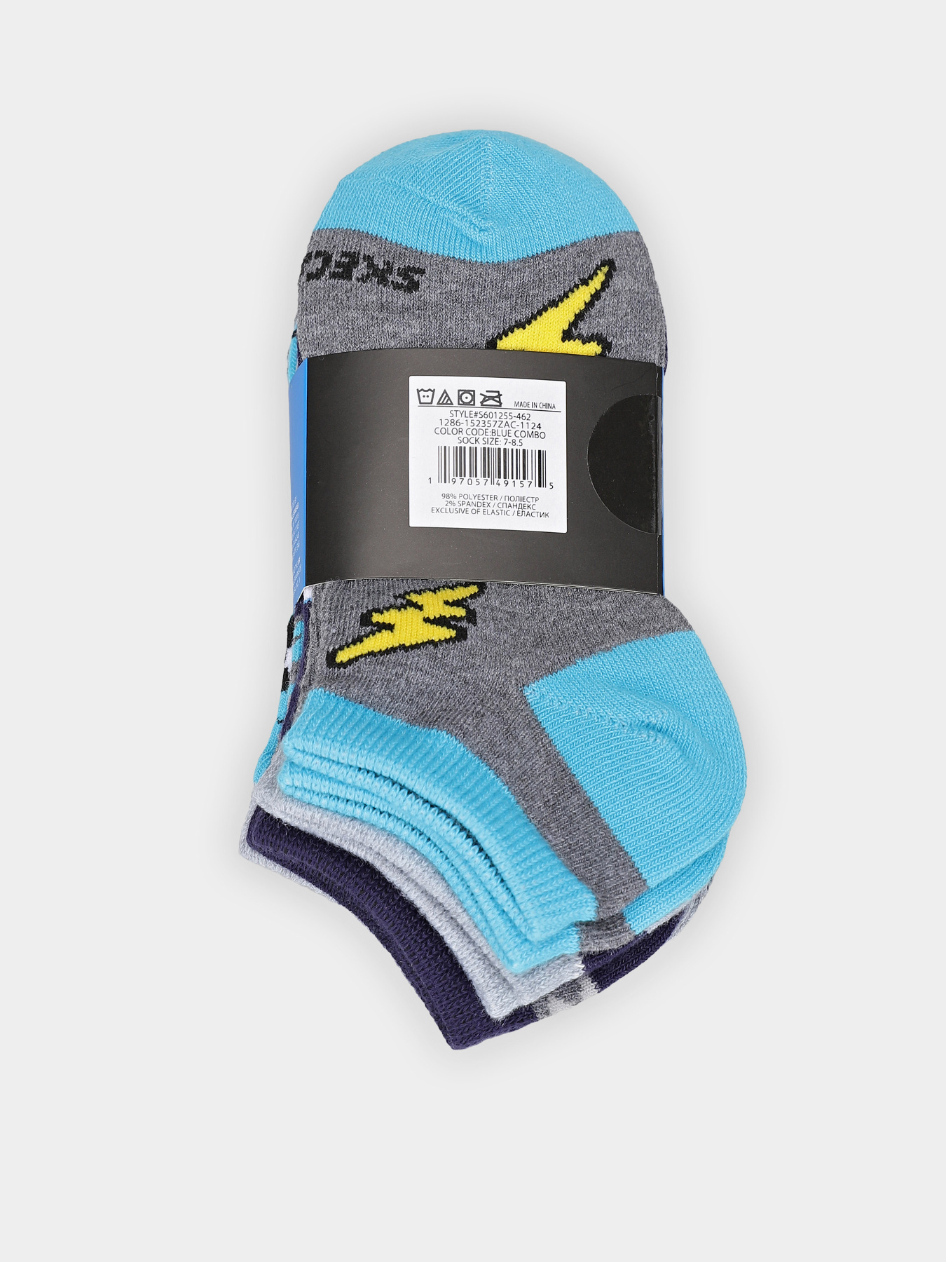 Набір шкарпеток Skechers 6PK NON TERRY LOW CUT модель S601255-462 Набір шкарпеток Skechers 6PK NON TERRY LOW CUT модель S601255-462 Фото