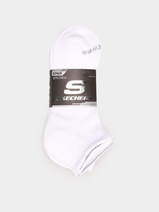 Носки и гольфы Skechers 3PK 1/2 TERRY QTR CREW модель S111035-100-10 Фото