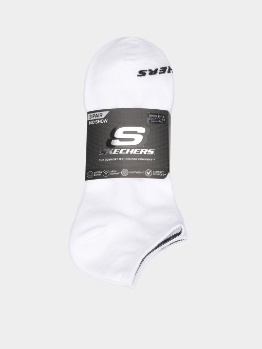 Набор носков Skechers 3PK NON TERRY NO SHOW модель S114041-100-10 Фото