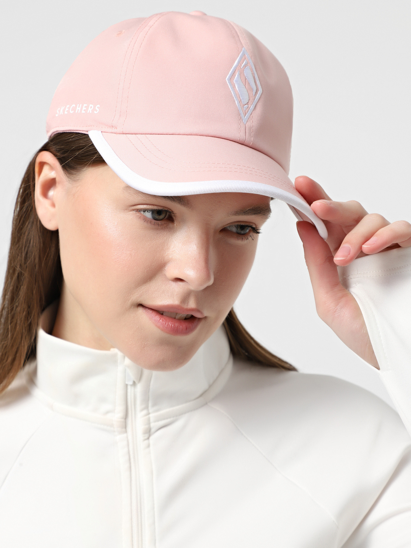 Кепка Skechers Skechweave Diamond Colorblock модель SKCH5003 PKGY Фото