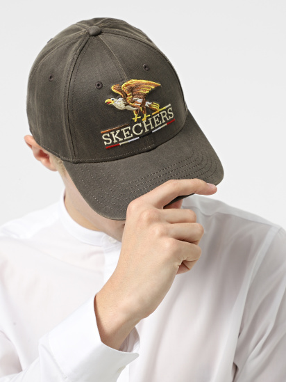 Кепка Skechers Eagle Trucker модель ZKCH2312 BRN — фото 4 - INTERTOP