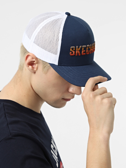 Кепка Skechers Textured Logo Trucker модель ZKCH3294 CCNV — фото 4 - INTERTOP