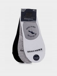 Білий - Набір шкарпеток Skechers 3pk Non Terry Liner