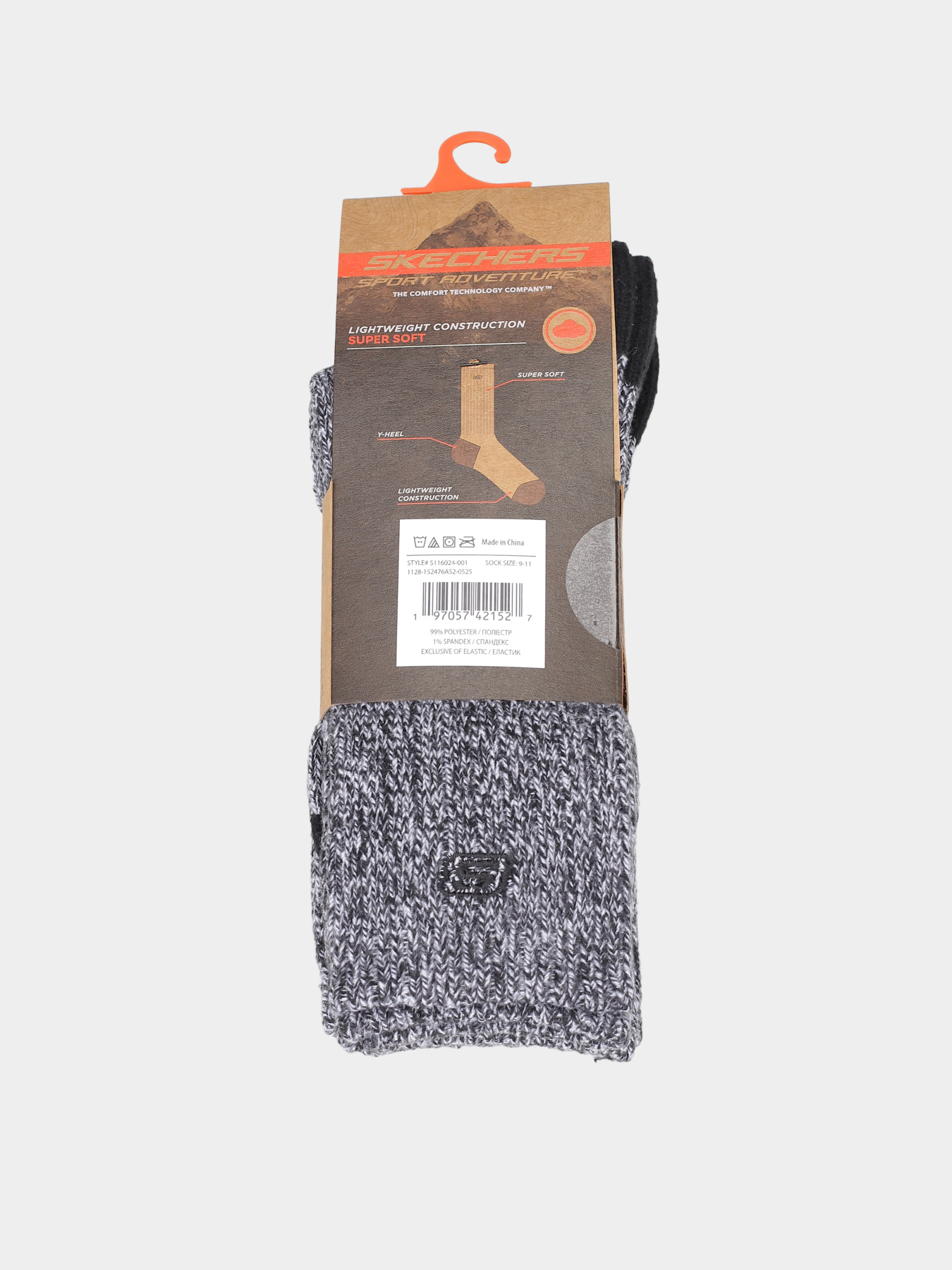 Набор носков Skechers 3PK NON TERRY CREW модель S116024-001 Фото