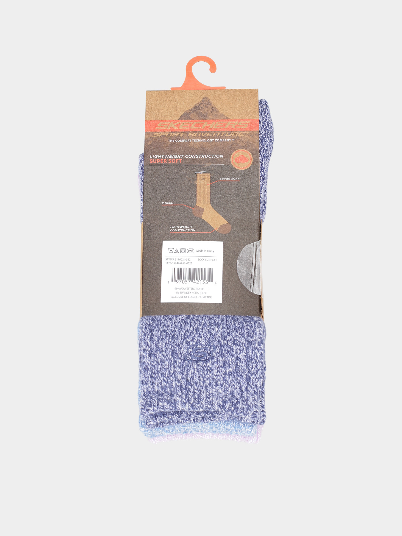 Набор носков Skechers 3pk Non Terry Crew 35-39,5 модель S116024-532 Фото