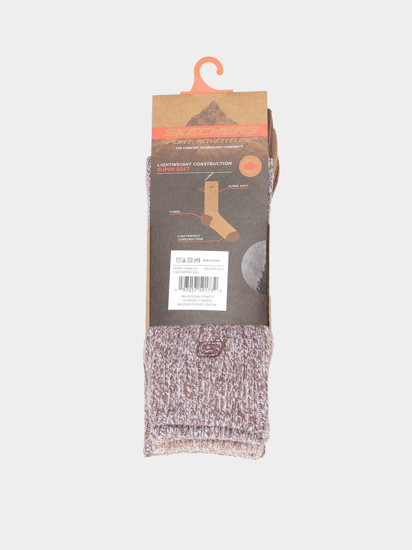 Набор носков Skechers 3PK NON TERRY CREW модель S116025-210 Фото