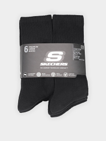 Набір шкарпеток Skechers 6pk 1/2 Terry Crew 43-46 модель S118220-001 Фото