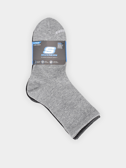Набор носков Skechers 3pk Non Terry Low Crew 36-39,5 модель S601879-030 Фото