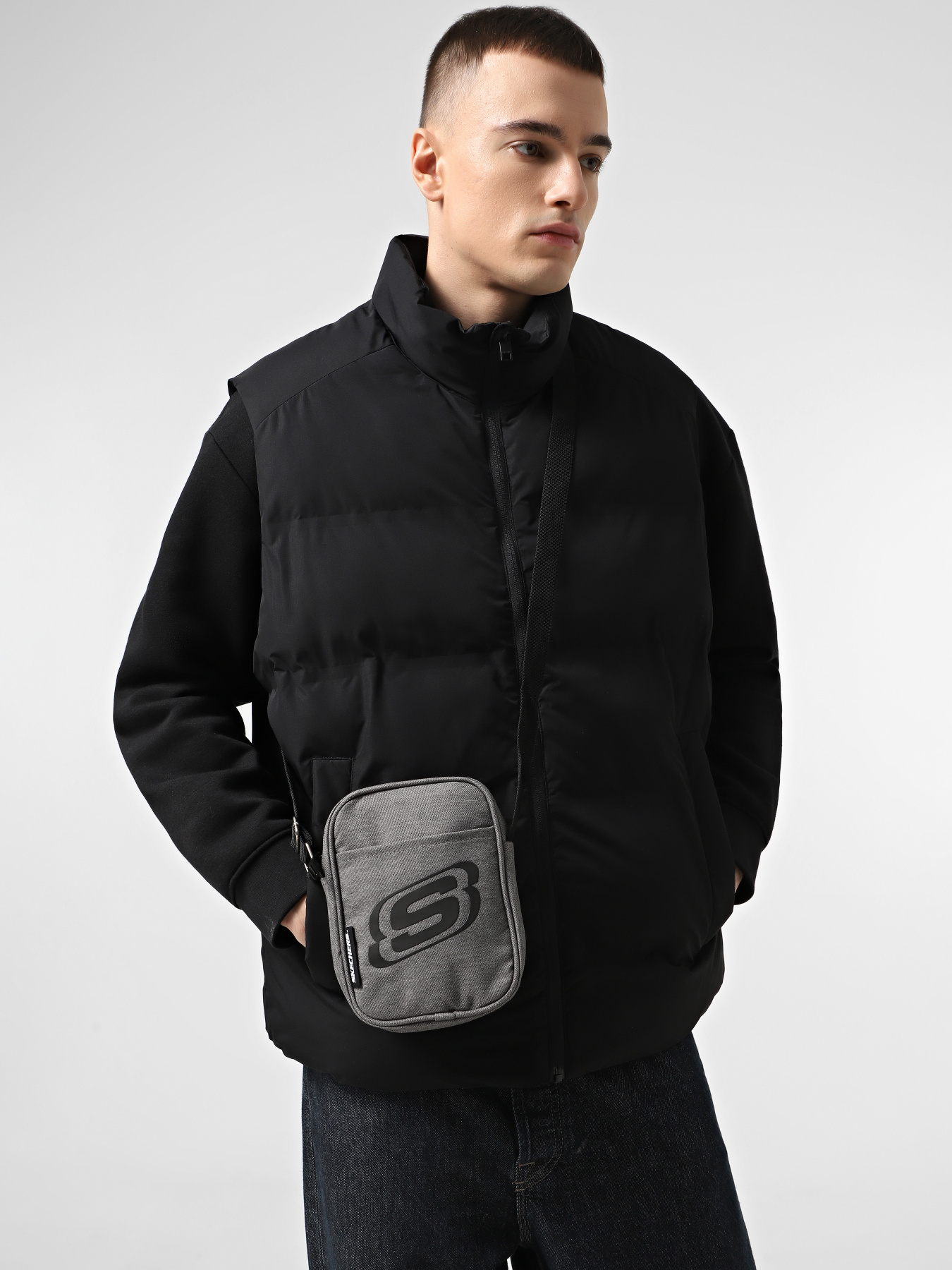 Кросс-боди Skechers модель SKCH9071 GRY Фото