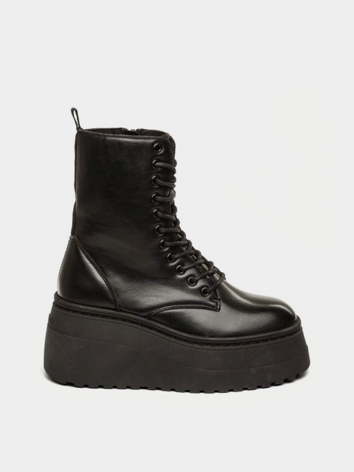 Черевики Steve Madden Polar Модель SM11002808 BLK ACTION LEATHER Фото