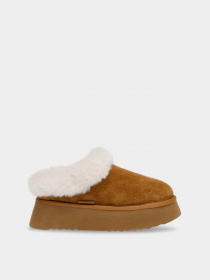 Сабо Steve Madden Chaplin Slide Модель SM11002735 CHESTNUT SUEDE Фото