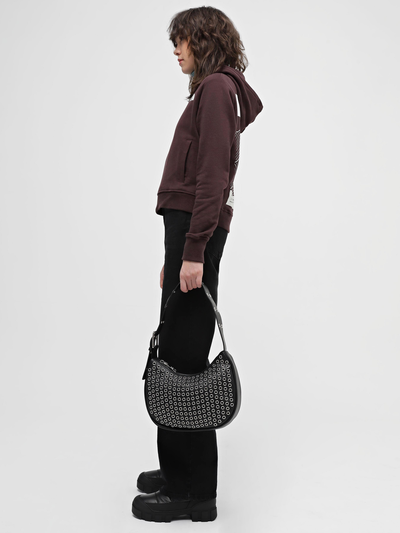 Хобо Steve Madden Bsavor-G модель SM13001297 BLK/SIL Фото