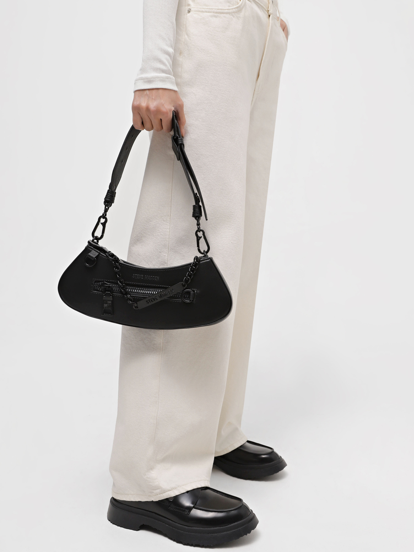 Хобо Steve Madden Duna модель SM13001247 BLACK/BLACK Хобо Steve Madden Duna модель SM13001247 BLACK/BLACK Фото