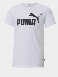 Білий - Футболка PUMA ESS Logo Tee B