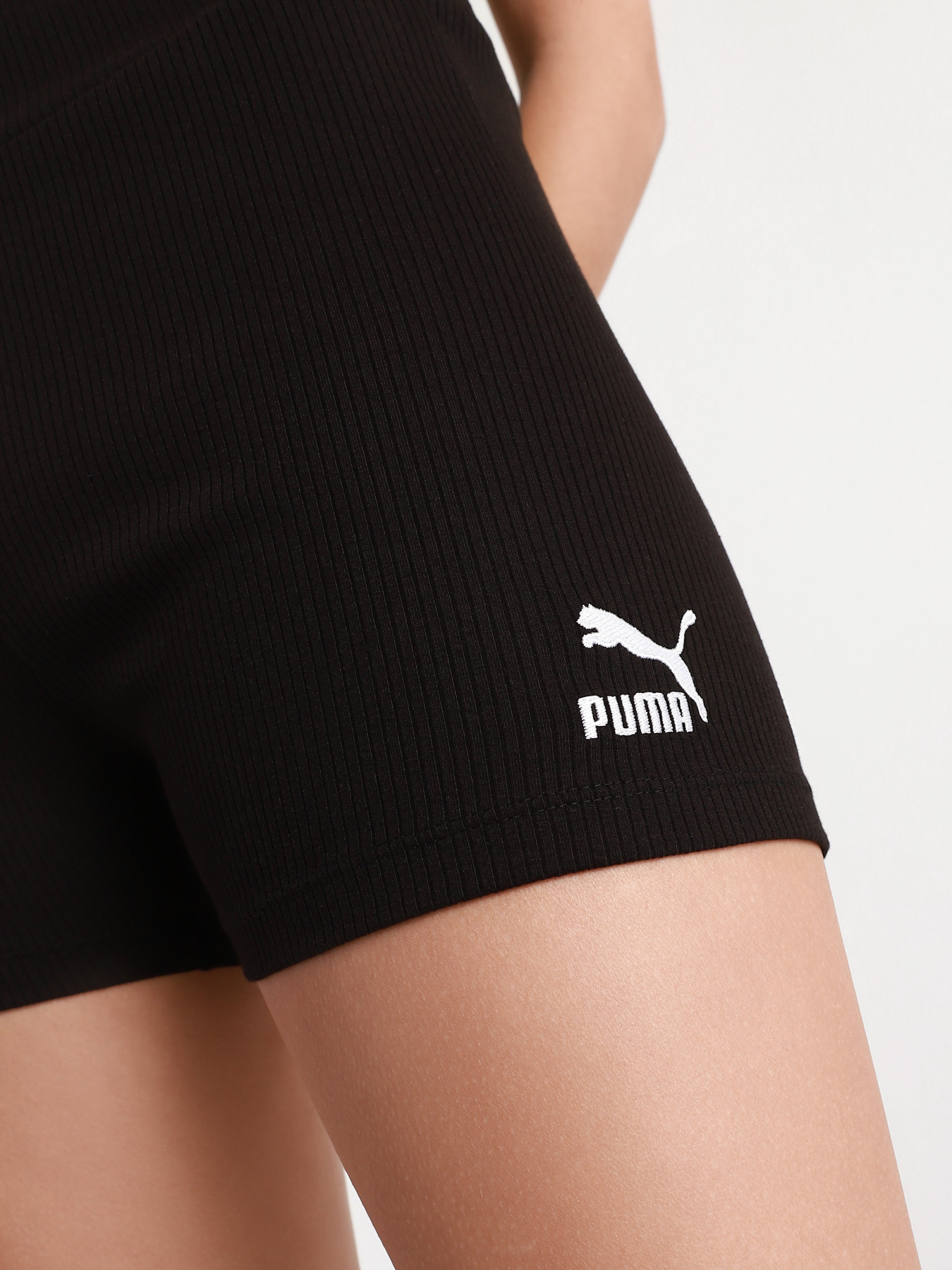 Шорты PUMA Classics Rib Short Tights модель 53253801 Фото