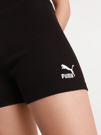 Шорти PUMA Classics Rib Short Tights модель 53253801 — фото 3 - INTERTOP