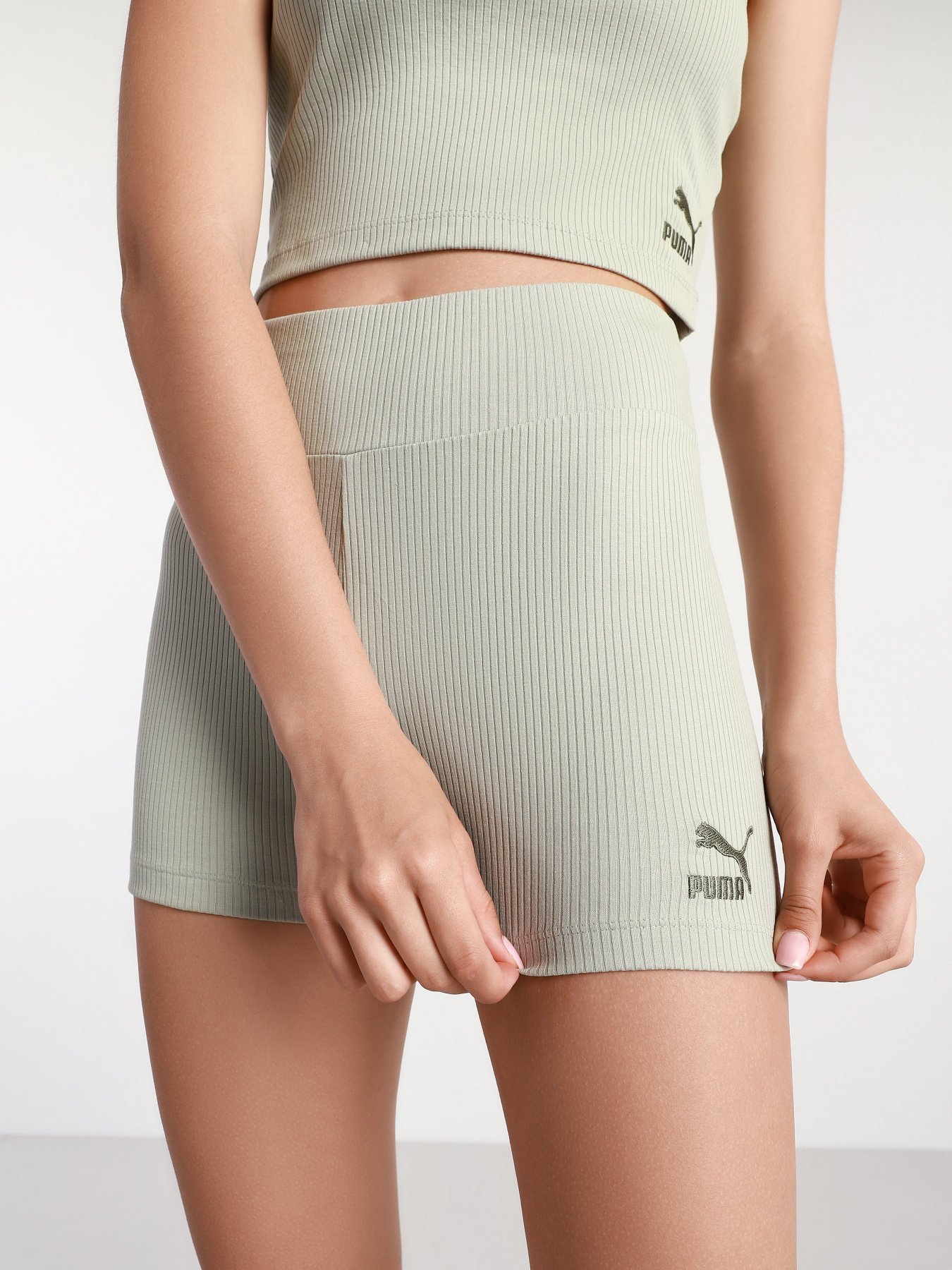 Шорты PUMA Classics Rib Short Tights модель 53253874 Фото