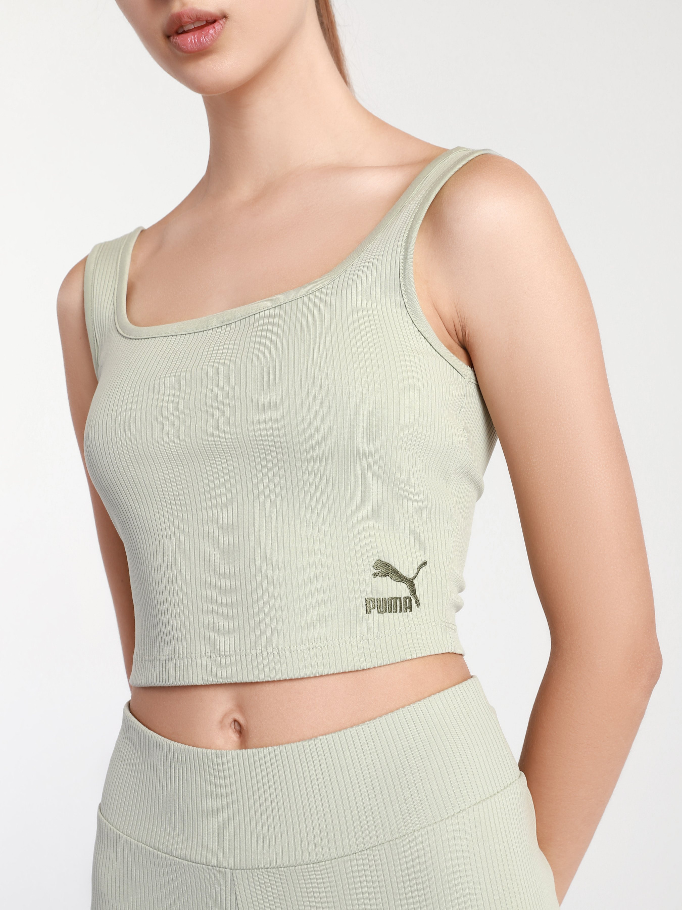 Майка для дома PUMA Classics Rib Bralette модель 53253774 Фото