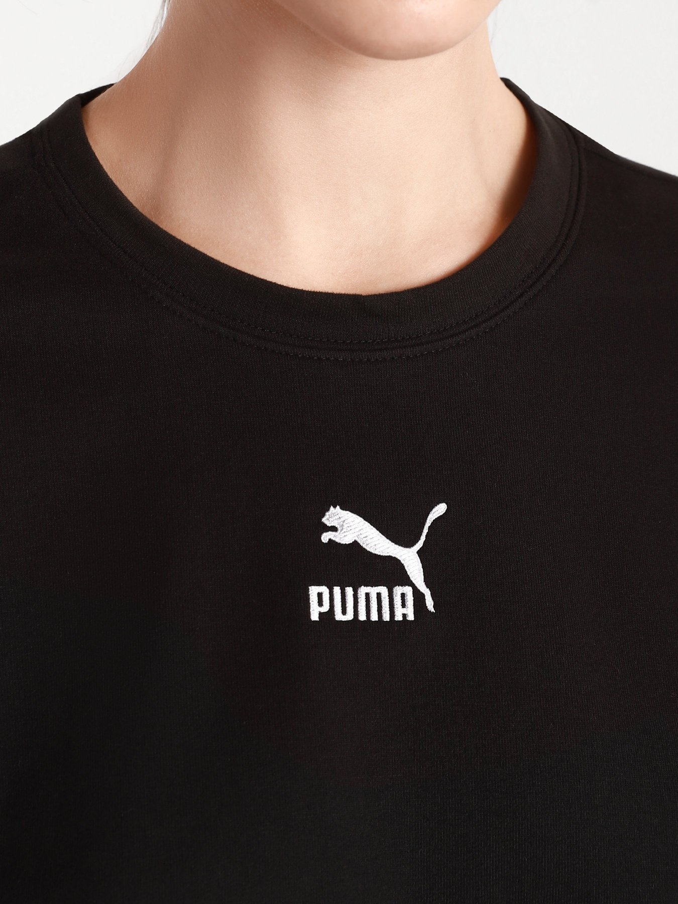 Футболка PUMA Classics Raw Edge Crew модель 53253901 Фото