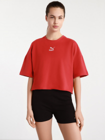 Футболка PUMA Classics Raw Edge Crew модель 53253922 Фото