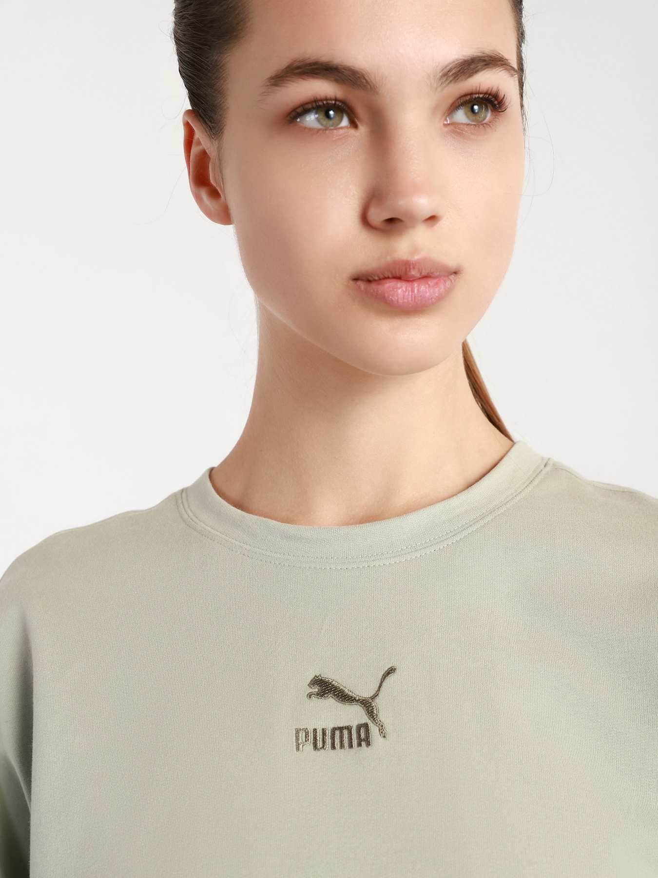 Футболки и поло PUMA Classics Raw Edge Crew модель 53253974 Фото