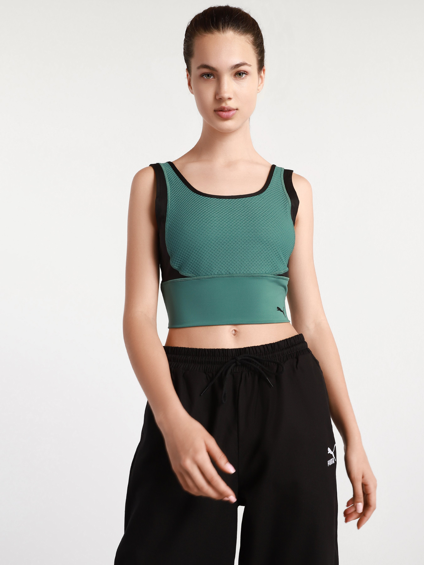 Топ PUMA Fitted Training Crop Tank модель 52027545 Фото