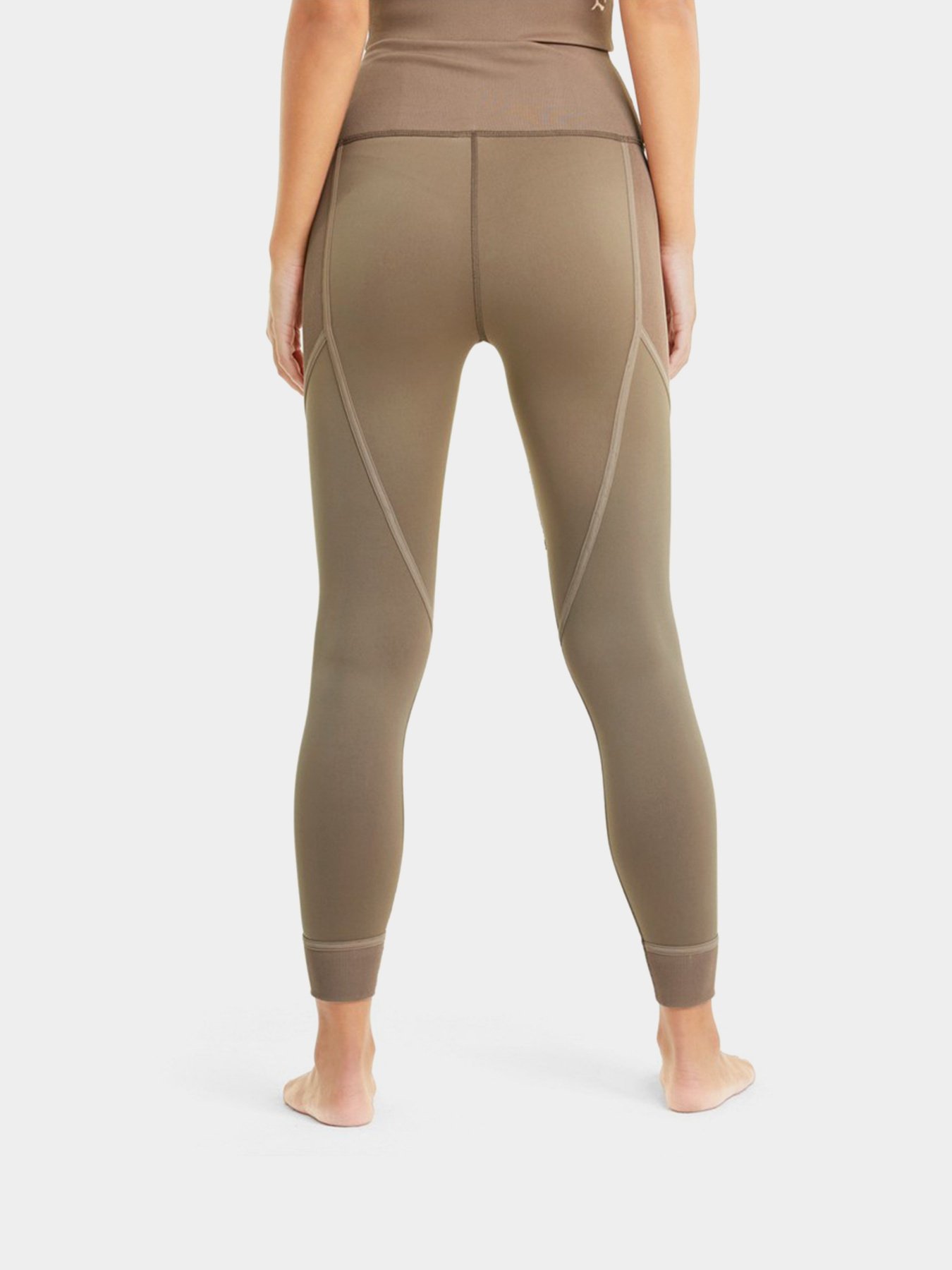 Леггинсы спортивные PUMA Studio Rib High Waist 7/8 Tight модель 52023181 Фото