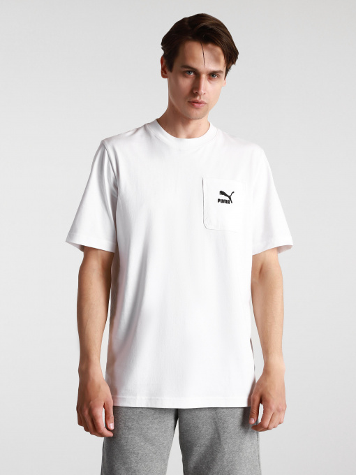 Футболки і поло PUMA Classics Pocket Tee модель 53253502 Фото