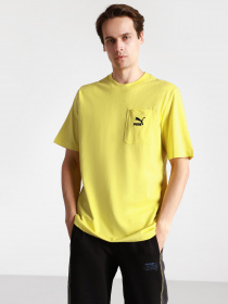 Футболка PUMA Classics Pocket Tee модель 53253538 Фото