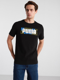 Футболки и поло PUMA ATHLETICS Tee Big Logo модель 58575651 Фото