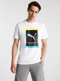 Футболки і поло PUMA SUMMER COURT Graphic модель 84581002 Футболки і поло PUMA SUMMER COURT Graphic модель 84581002 Фото