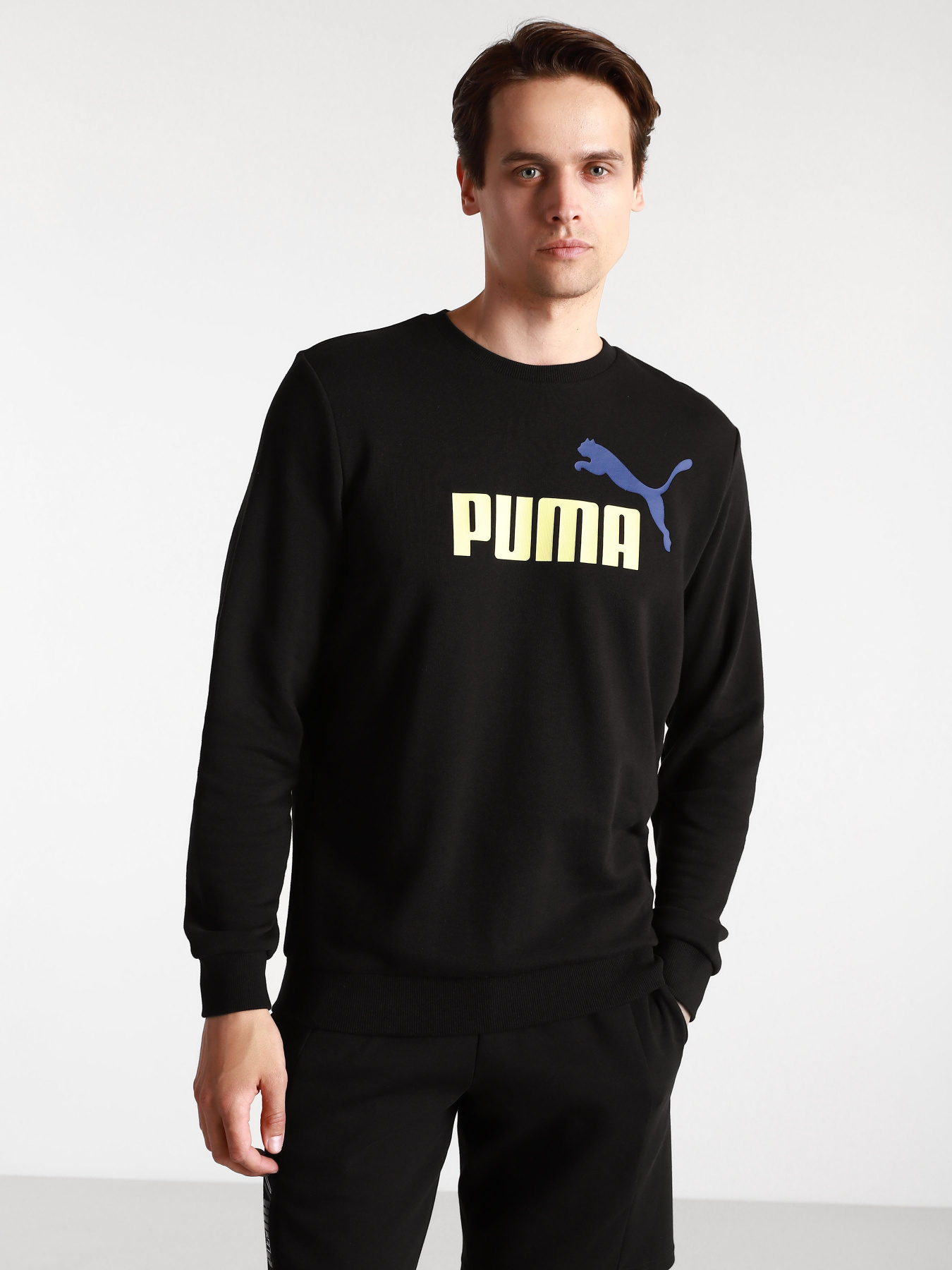 Свитшот PUMA ESS+ 2 Col Big Logo модель 58676301 Фото
