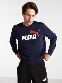 Свитшот PUMA ESS+ 2 Col Big Logo модель 58676306 Фото