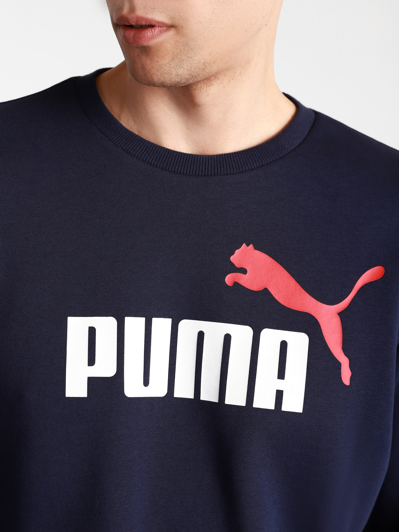 Свитшот PUMA ESS+ 2 Col Big Logo модель 58676306 Фото