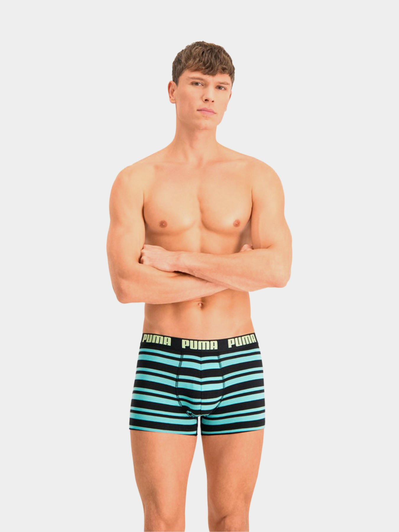 Набір трусів PUMA HERITAGE STRIPE BOXER 2 модель 90783808 Фото