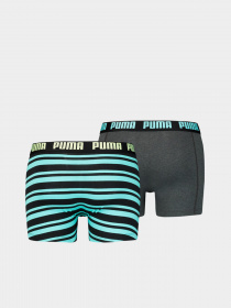 Набір трусів PUMA HERITAGE STRIPE BOXER 2 модель 90783808 Фото