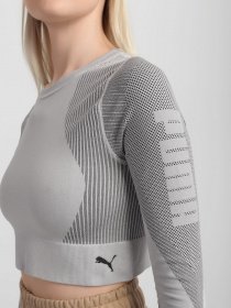 Топ PUMA SEAMLESS LONG SLEEVE FITTED модель 52102972 Фото