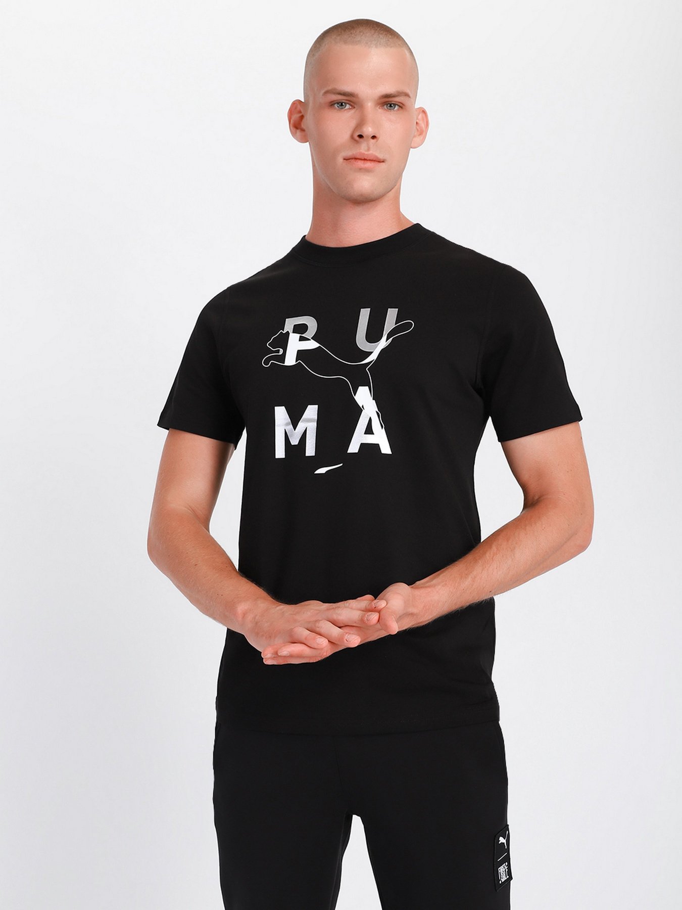 Футболка PUMA  JTS Logo Tee модель 53158201 Фото