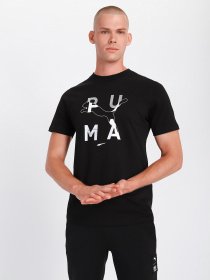 Футболка PUMA  JTS Logo Tee модель 53158201 Фото
