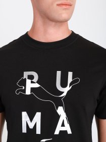 Футболка PUMA  JTS Logo Tee модель 53158201 Фото