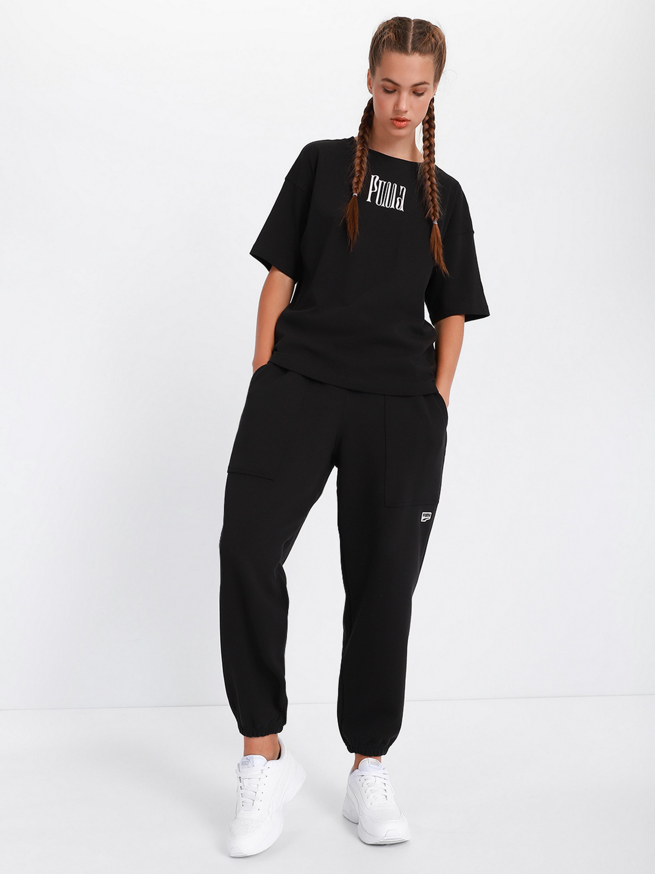 Штаны спортивные PUMA Downtown модель 53168001 Фото