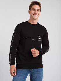 Свитшот PUMA CLSX Piped Crew TR модель 53170201 Фото