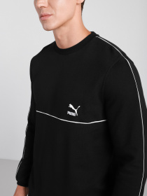Свитшот PUMA CLSX Piped Crew TR модель 53170201 Фото