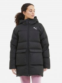 Пуховик PUMA Long Hooded Down модель 58222101 Фото