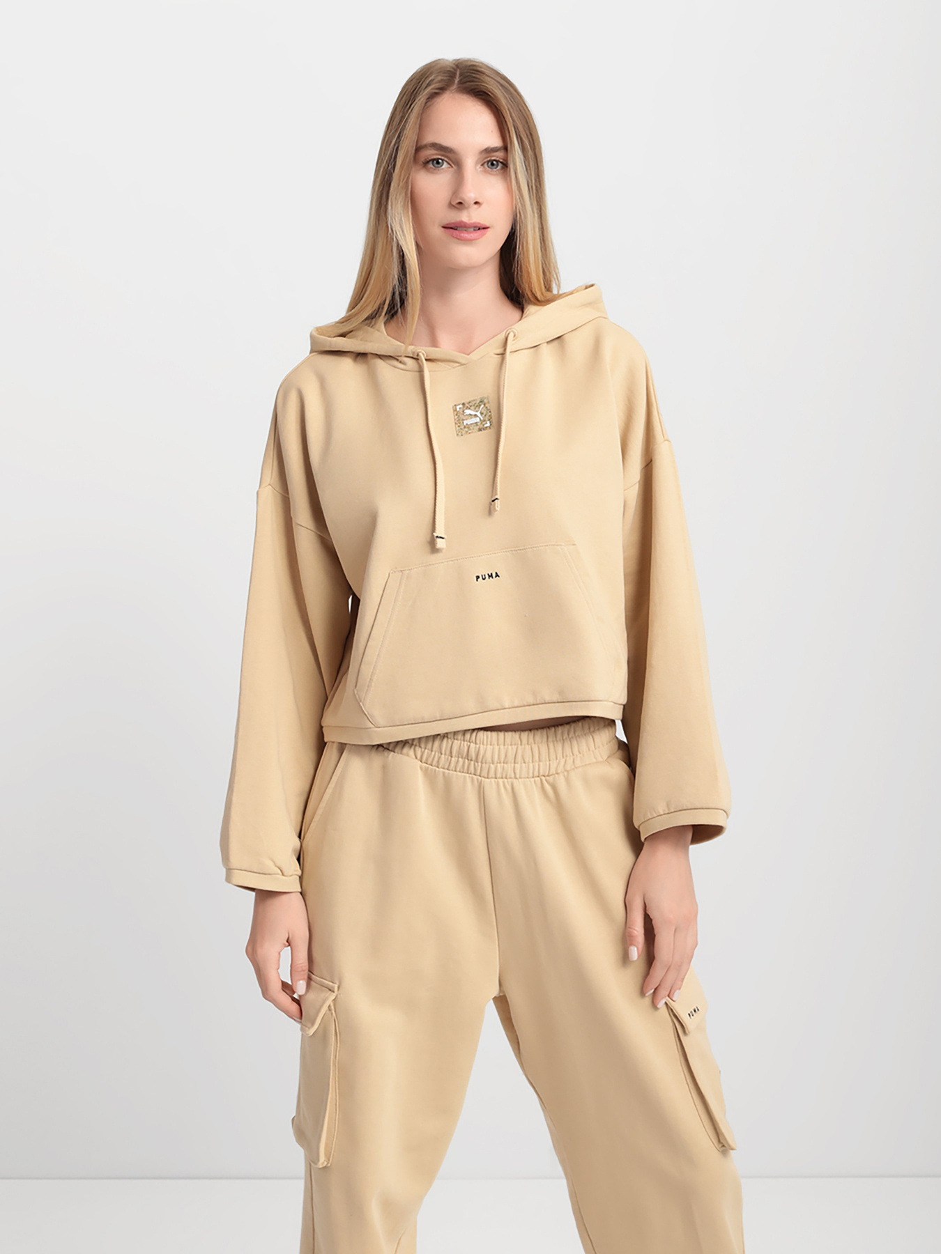 Худи PUMA RE.GEN Cropped Hoodie модель 53194120 Фото